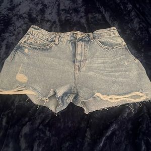 Denim shorts
